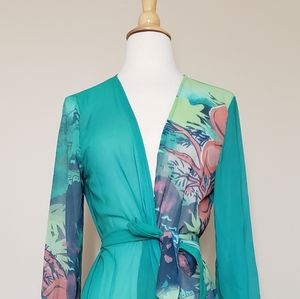 Beach Cover Up Robe Watercolor Painting